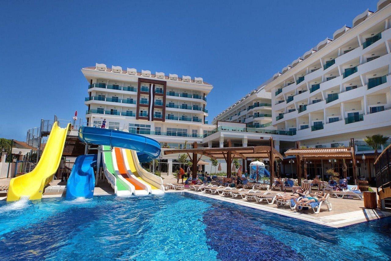 Adalya Ocean Deluxe Hotel Side Exterior foto