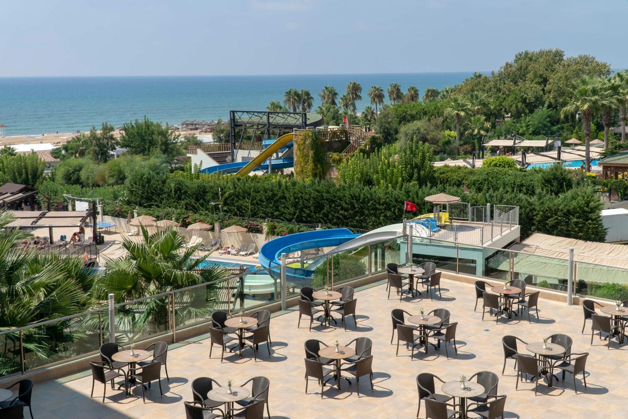 Adalya Ocean Deluxe Hotel Side Exterior foto