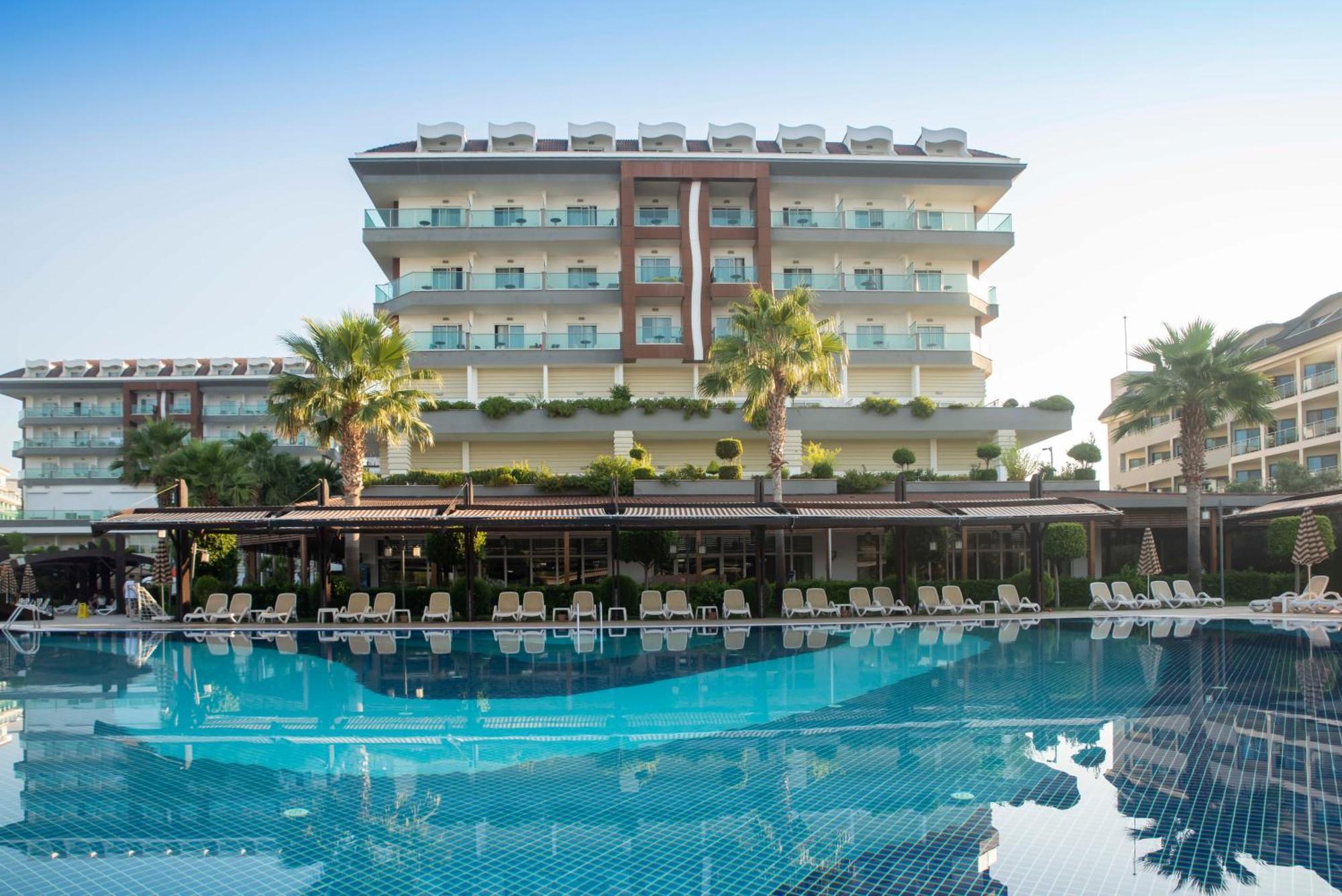 Adalya Ocean Deluxe Hotel Side Exterior foto