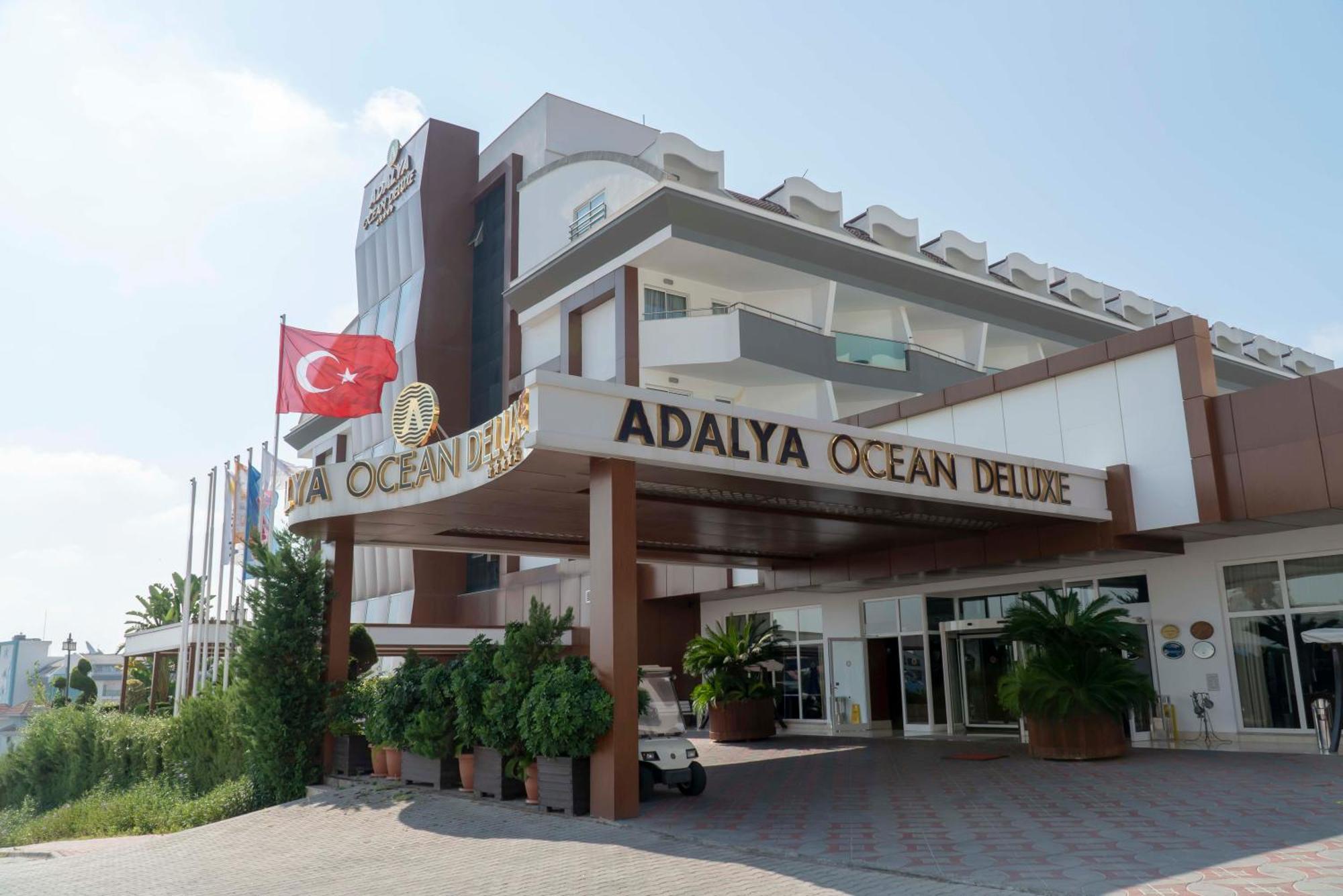 Adalya Ocean Deluxe Hotel Side Exterior foto